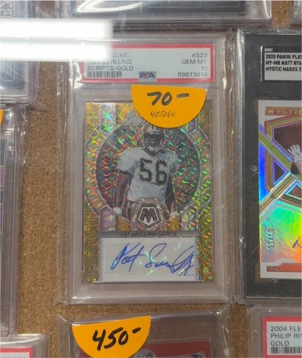 2023 Panini Mosaic #S23 Pat Swilling Saints — front