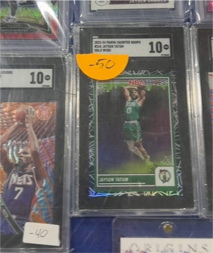 2023-24 Panini NBA Hoops Premium Stock #265 Jayson Tatum — front