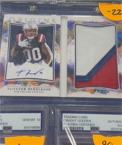 2025 Panini Origins # TreVeyon Henderson — front