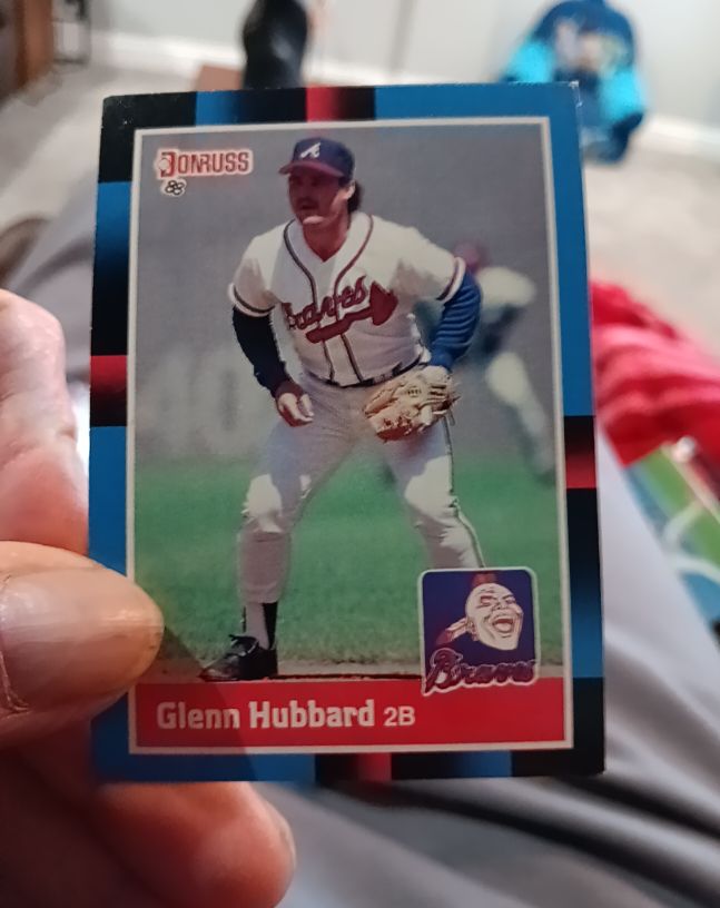 1988 Donruss #314 Glenn Hubbard Atlanta Braves — front