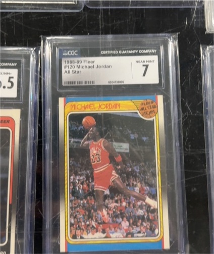 1988-89 Fleer #120 Michael Jordan All Star — front