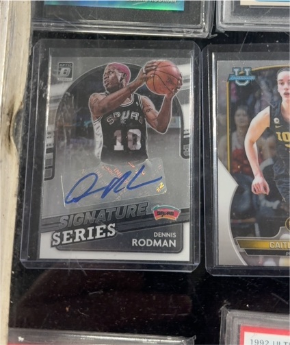 2021-22 Donruss Optic Signature Series #SS-DR Dennis Rodman — front