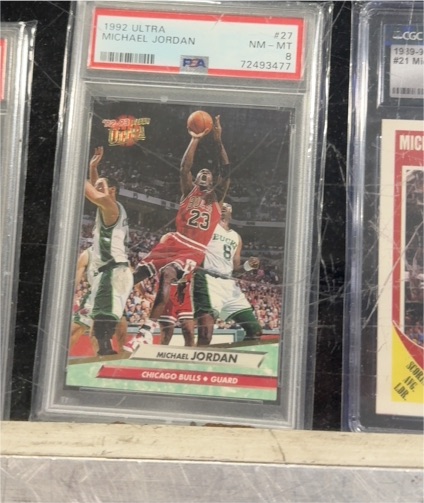 1992 Fleer Ultra #27 Michael Jordan — front