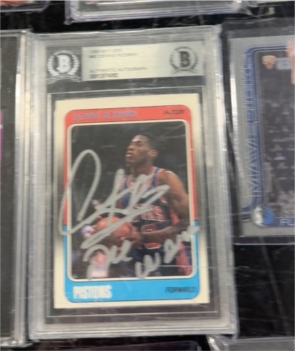 1988 Fleer #43 Dennis Rodman — front