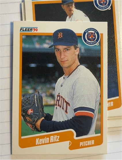 1990 Fleer #613 Kevin Ritz — front