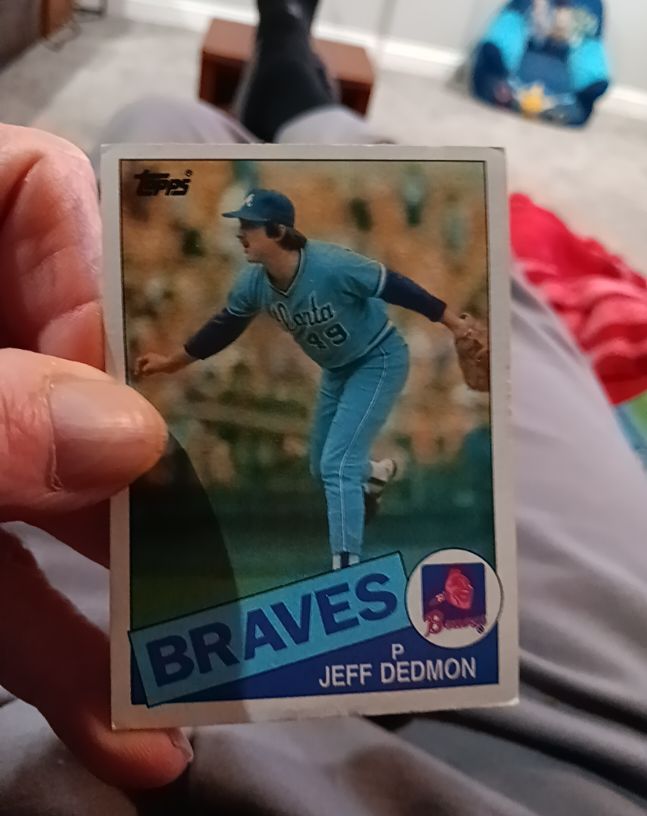 1985 Topps #602 Jeff Dedmon — front