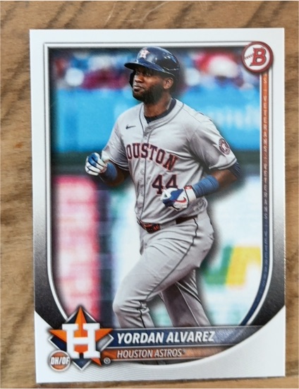 2025 Bowman #25 Yordan Alvarez — front