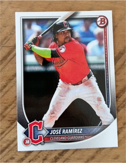 2025 Bowman #89 José Ramírez — front