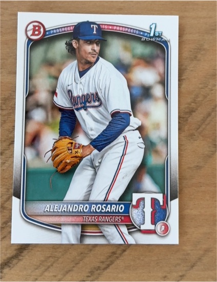 2025 Bowman #BP-125 Alejandro Rosario — front
