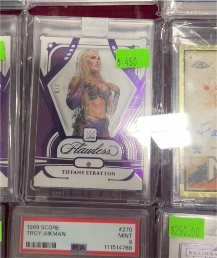 2024 Panini Flawless WWE Tiffany Stratton Diamond Gem #6/8 — front