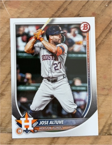 2025 Bowman #63 Jose Altuve — front