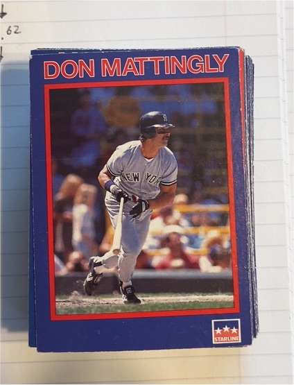 1990 Starline Long John Silver's #1 Don Mattingly — front