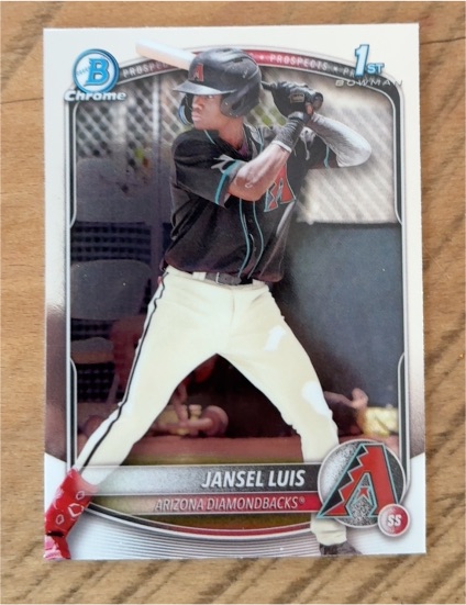 2025 Bowman Chrome Prospects #BCP-84 Jansel Luis — front