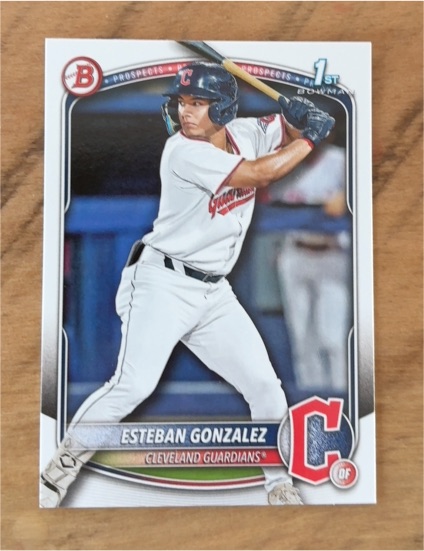 2025 Bowman #BP-70 Esteban Gonzalez — front