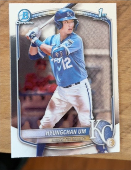 2025 Bowman Chrome Prospects #BCP-119 Hyungchan Um — front