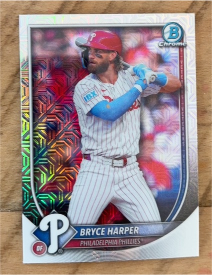 2025 Bowman Chrome #3 Bryce Harper — front