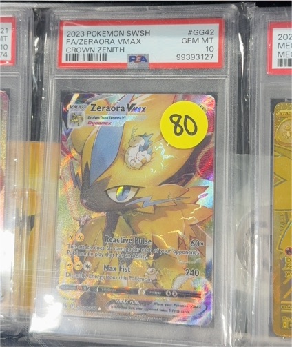 2023 Pokémon SWSH #GG42 Zeraora VMAX Crown Zenith — front
