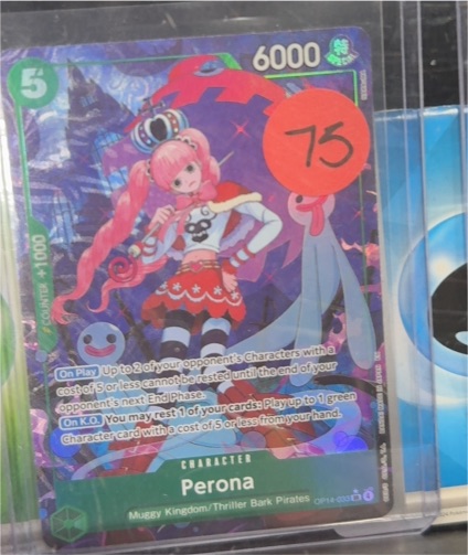 2023 One Piece The Azure Sea's Seven OP14-033 Perona Alternate Art SR — front