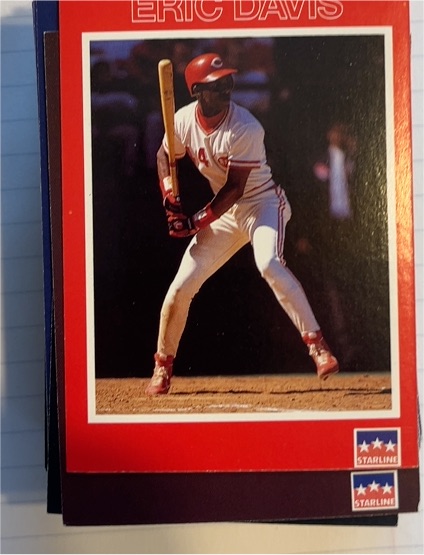 1990 Starline Long John Silver #3 Eric Davis — front