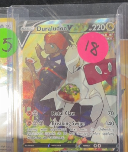 2021 Pokémon SWSH Evolving Skies #198 Duraludon V — front