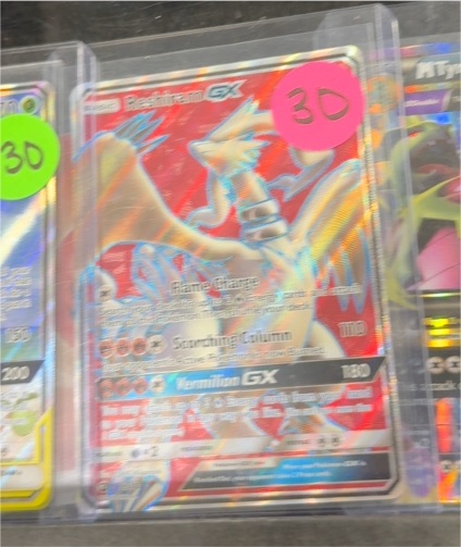 2017 Pokémon Sun & Moon #11 Reshiram GX — front