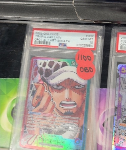 2022 One Piece OP01-002 Trafalgar Law Alt Art Errata — front