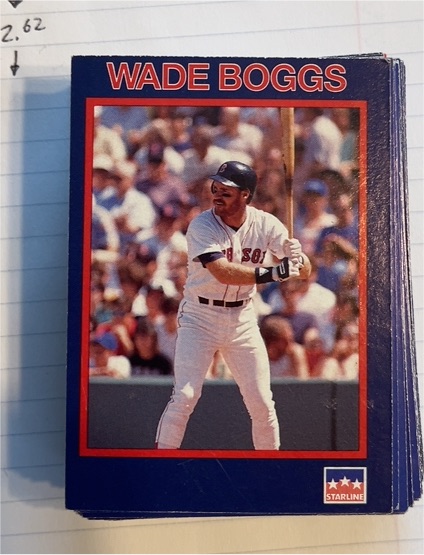 1990 Starline Long John Silver #6 Wade Boggs — front