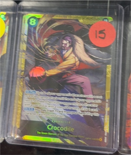 One Piece TCG 2023 OP14-120 Crocodile Secret Rare — front