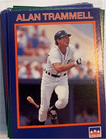 1990 Starline Long John Silver #10 Alan Trammell — front