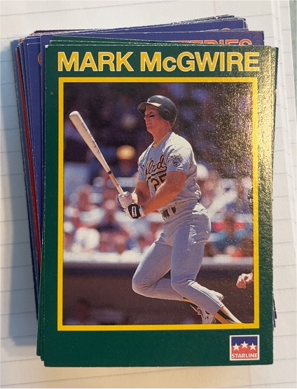 1990 Starline #11 Mark McGwire — front
