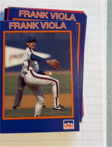 1990 Starline Long John Silver #18 Frank Viola — front