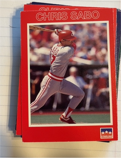 1990 Starline Long John Silver #20 Chris Sabo — front