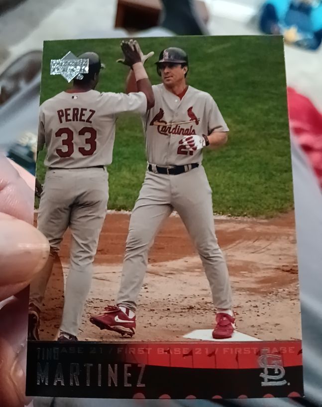 2004 Upper Deck #159 Tino Martinez St. Louis Cardinals — front
