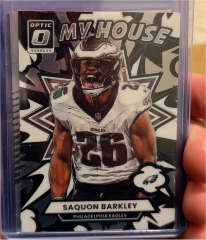 2025 Panini Donruss Optic #7 Saquon Barkley — front