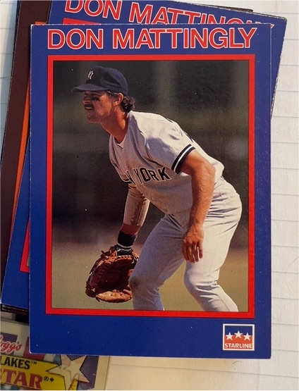 1990 Starline Long John Silver #28 Don Mattingly — front