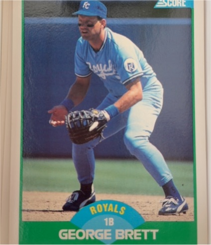 1989 Score #75a George Brett — front
