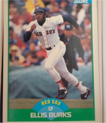 1989 Score #9 Ellis Burks — front