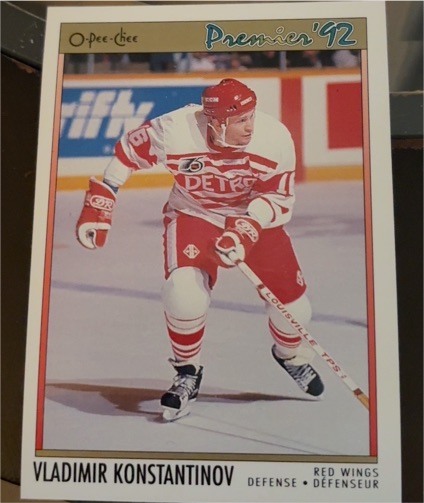 1991-92 O-Pee-Chee Premier #118 Vladimir Konstantinov — front