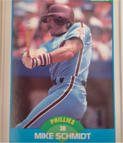 1989 Score #149 Mike Schmidt — front