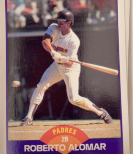 1989 Score #232 Roberto Alomar — front