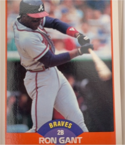 1989 Score #372 Ron Gant — front