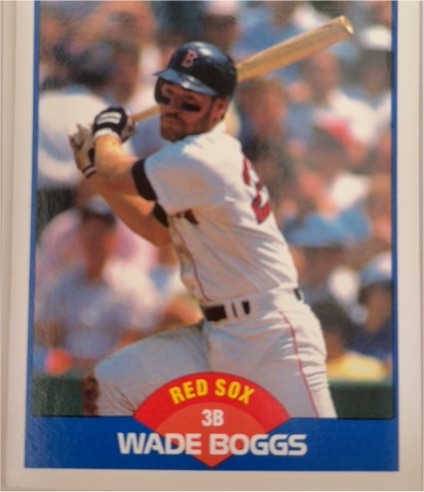 1989 Score #654b Wade Boggs — front