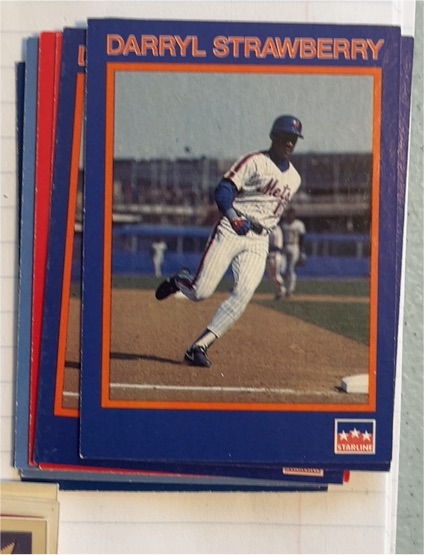 1990 Starline Long John Silver #37 Darryl Strawberry — front