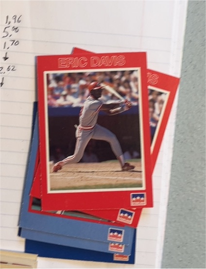 1990 Starline Long John Silver #38 Eric Davis — front