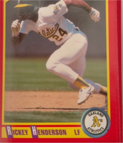 1990 Score #360 Rickey Henderson — front