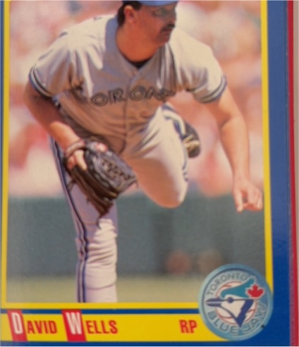 1990 Score #491 David Wells — front