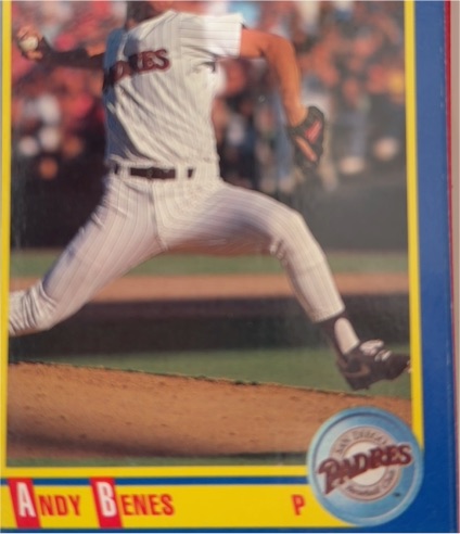 1990 Score #578 Andy Benes — front