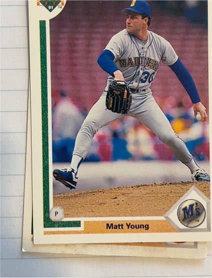 1991 Upper Deck #591 Matt Young — front