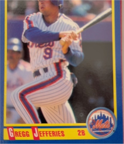 1990 Score #468 Gregg Jefferies — front