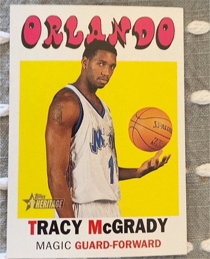 2000-01 Topps Heritage #3 Tracy McGrady — front